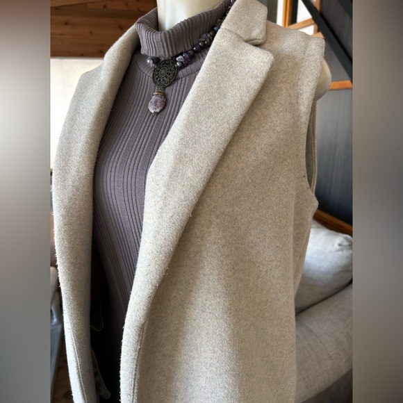 Love tree long coat sleeveless size M preloved - Picture 4 of 9